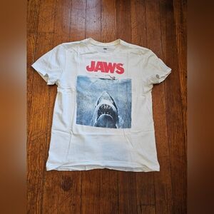 Jaws Graphic T-Shirt in Cream